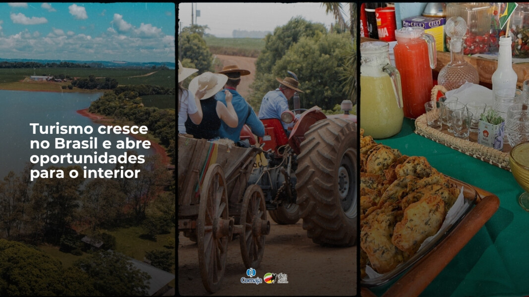 Turismo cresce no Brasil e abre oportunidades para o interior